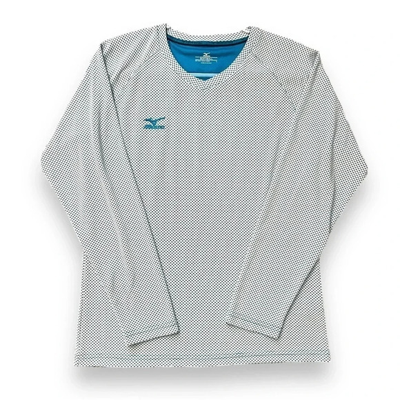 Mizuno Women’s Fastpitch Softball Training Top V-Neck Long Sleeve Size Large - Picture 1 of 6